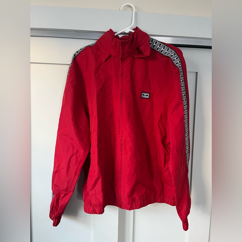 OBEY Red Windbreaker
